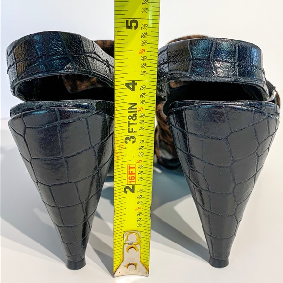 Donald J Pliner Leopard Ima Straped Heel Sz. 7 M - Picture 3 of 8